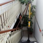 Prova di carico su rampa di scale